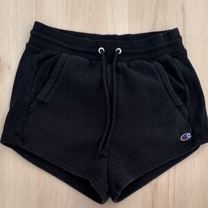 Champion Reverse Weave Women's Black Athletic Shorts size M